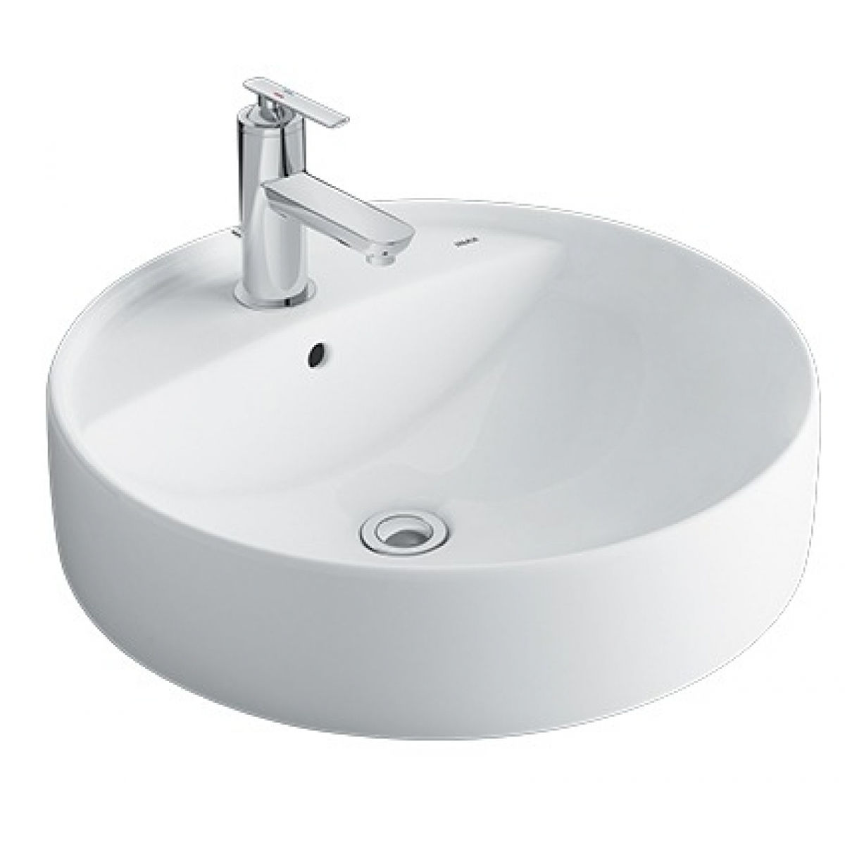 Inax 單孔檯上面盆 - 472x472mm，AQUA CERAMIC超親水抗污技術