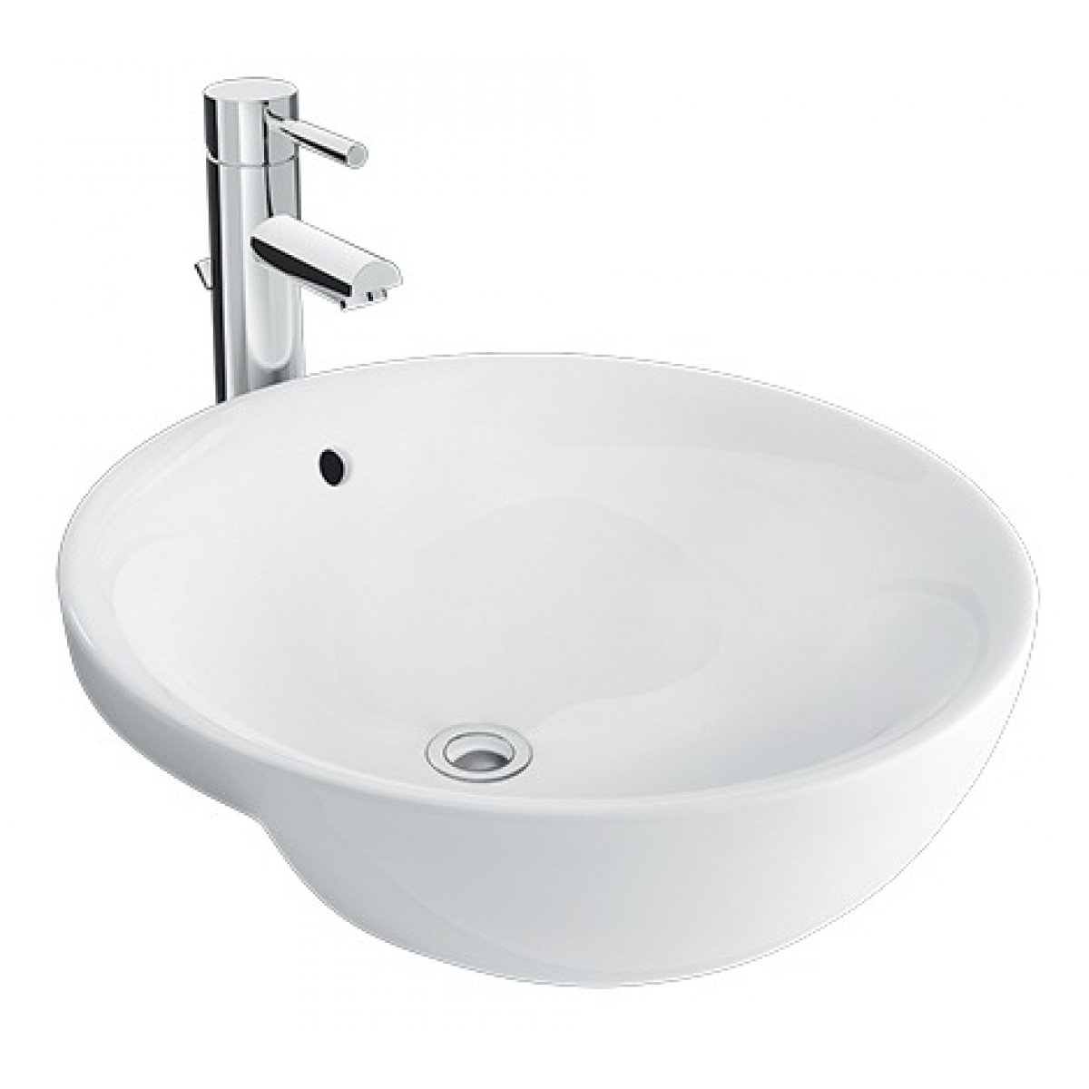 Inax 半嵌入式檯面面盆 - 440x440mm，日式衛浴文化