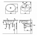 Inax 檯底面盆 - 535x415mm，有防污塗層，日式衛浴文化