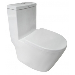 Walrus WR-110034.6 整體式地去水座廁 連緩降廁板 (地排305mm) (不包含風琴喉)