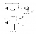 Walrus WR-8105.D67-CP Cascade 浴缸龍頭連手提花灑