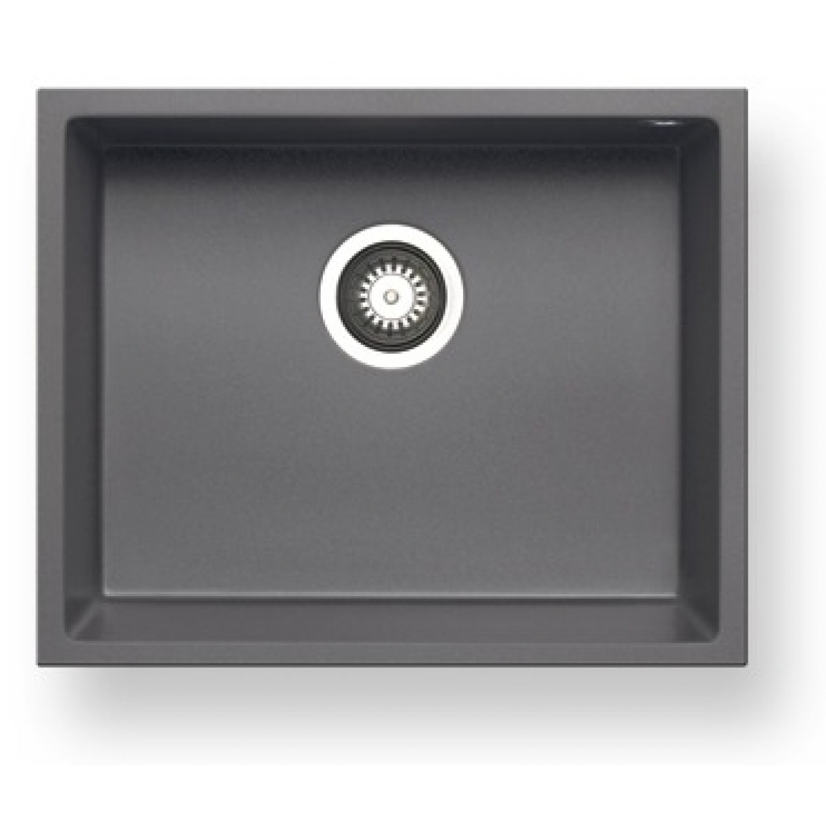 Pyramis 百利美 070067011 50x40cm花崗岩下嵌式廚房單槽 (銀灰色)