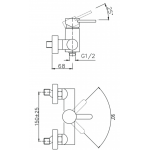 Walrus WR-500608 NUBIA 花灑龍頭