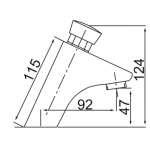 Walrus WR-503318-CP 鍍鉻單冷水時間制面盆龍頭