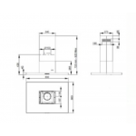 Roblin LIDO900 ISLAND 90厘米 810m³/h 島式抽油煙機 - 靜音運行，過濾飽和指示器