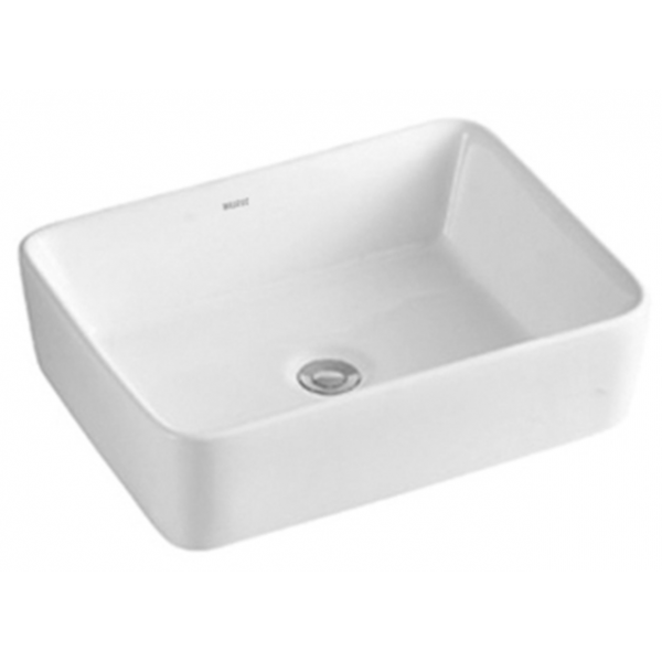 Walrus WR-250682 長方形單孔檯上/掛牆面盆 - 小巧設計，多功能安裝