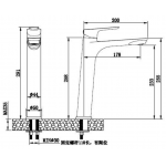 Walrus WR-518003-CP S4 高身面盆龍頭 (鍍鉻)