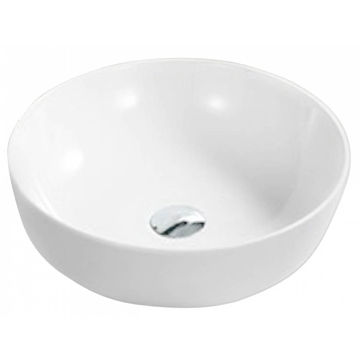 Walrus WR-250808 薄邊圓形檯上面盆 - 薄邊設計，簡約時尚