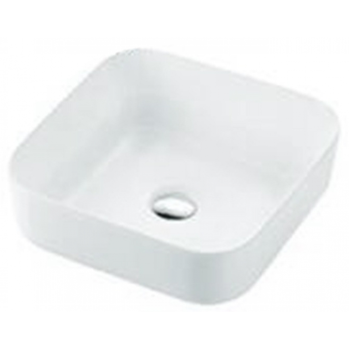 Walrus WR-250802 薄邊正方形檯上面盆 - 薄邊設計，簡約時尚