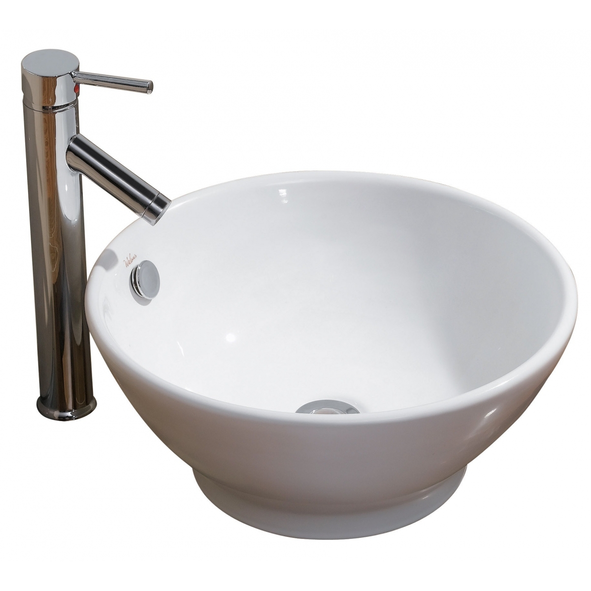 Walrus WR-250103 碗型檯上面盆 - 碗型設計，帶滿水孔