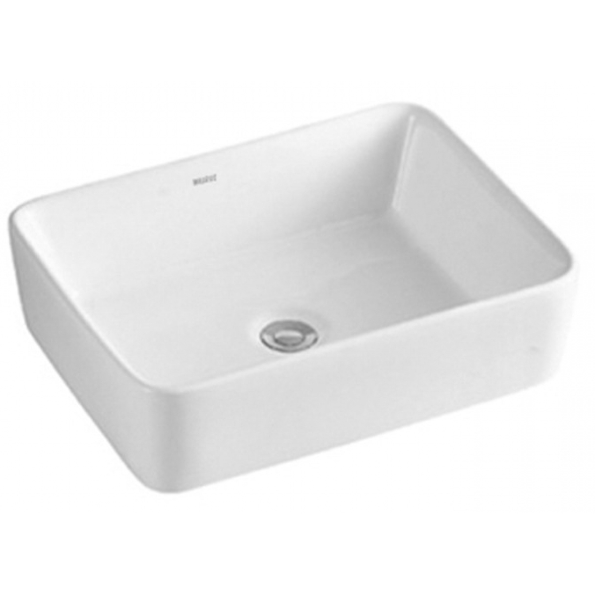 Walrus WR-250681 長方形檯上面盆 - 簡潔設計，白色外觀
