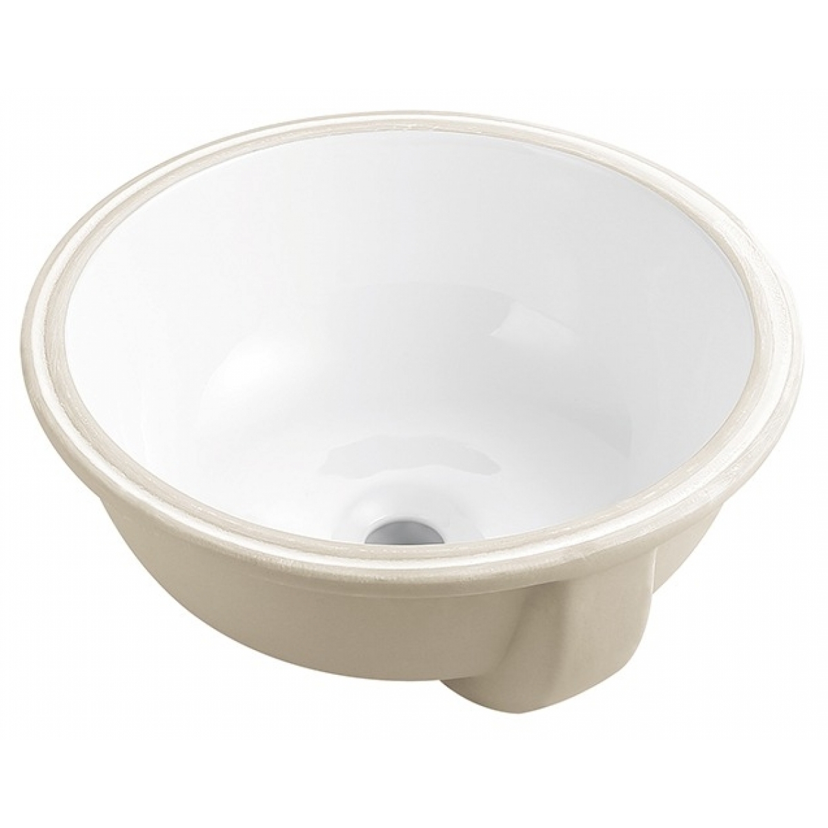 Walrus WR-220108 圓形檯底盆 - 簡約設計，白色外觀