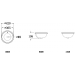 Walrus WR-220108 圓形檯底盆 - 簡約設計，白色外觀