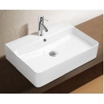 Walrus WR-250805.1 薄邊單孔長方形檯上面盆 - 歐洲設計，多項認證