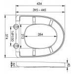 Walrus WR-A214-DW 樹脂緩降廁板 - 歐洲設計，多項認證