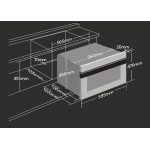ATHENS 金雅典 ISO-992 56公升 嵌入式蒸焗爐 (玫瑰系列)