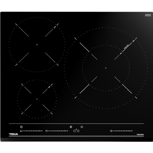 TEKA IZC63326 60CM內置式三頭電磁爐 - 7200W總功率與滑動觸控技術