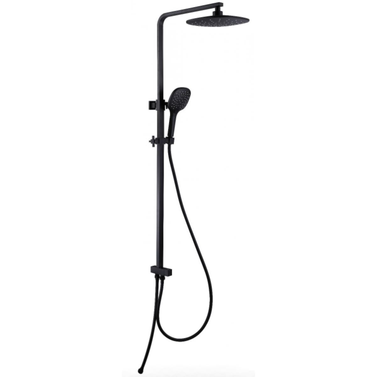 Well Bloom Italy WL64003PB 純黑系列轉駁式雨淋花灑套裝