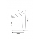 Well Bloom Italy 16505A 165系列鍍鉻高身面盆龍頭