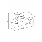 Well Bloom Italy 4SET165PB 165系列純黑色4件龍頭優惠套裝