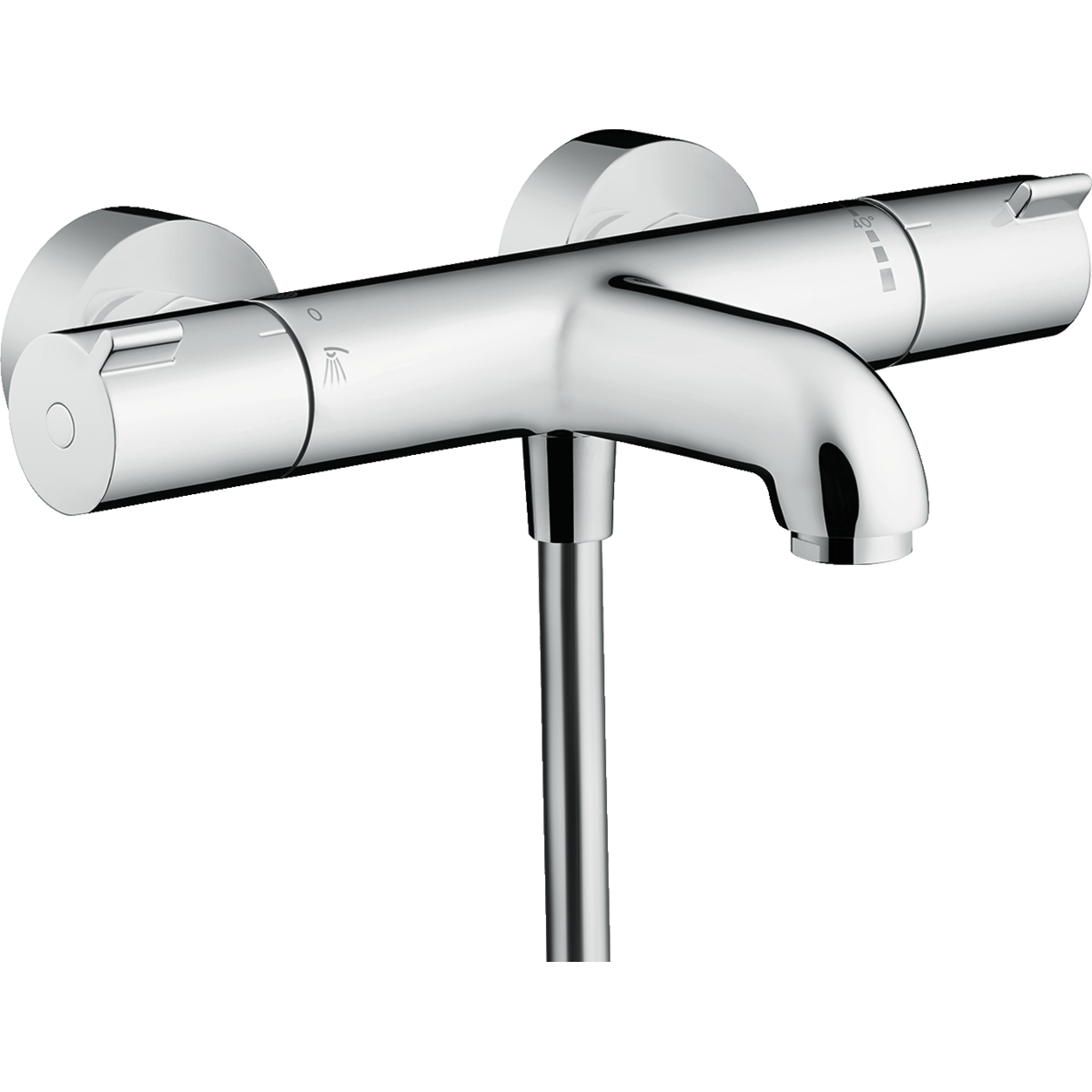 Hansgrohe 13201 Ecostat 恆溫浴缸龍頭 (金屬手柄)