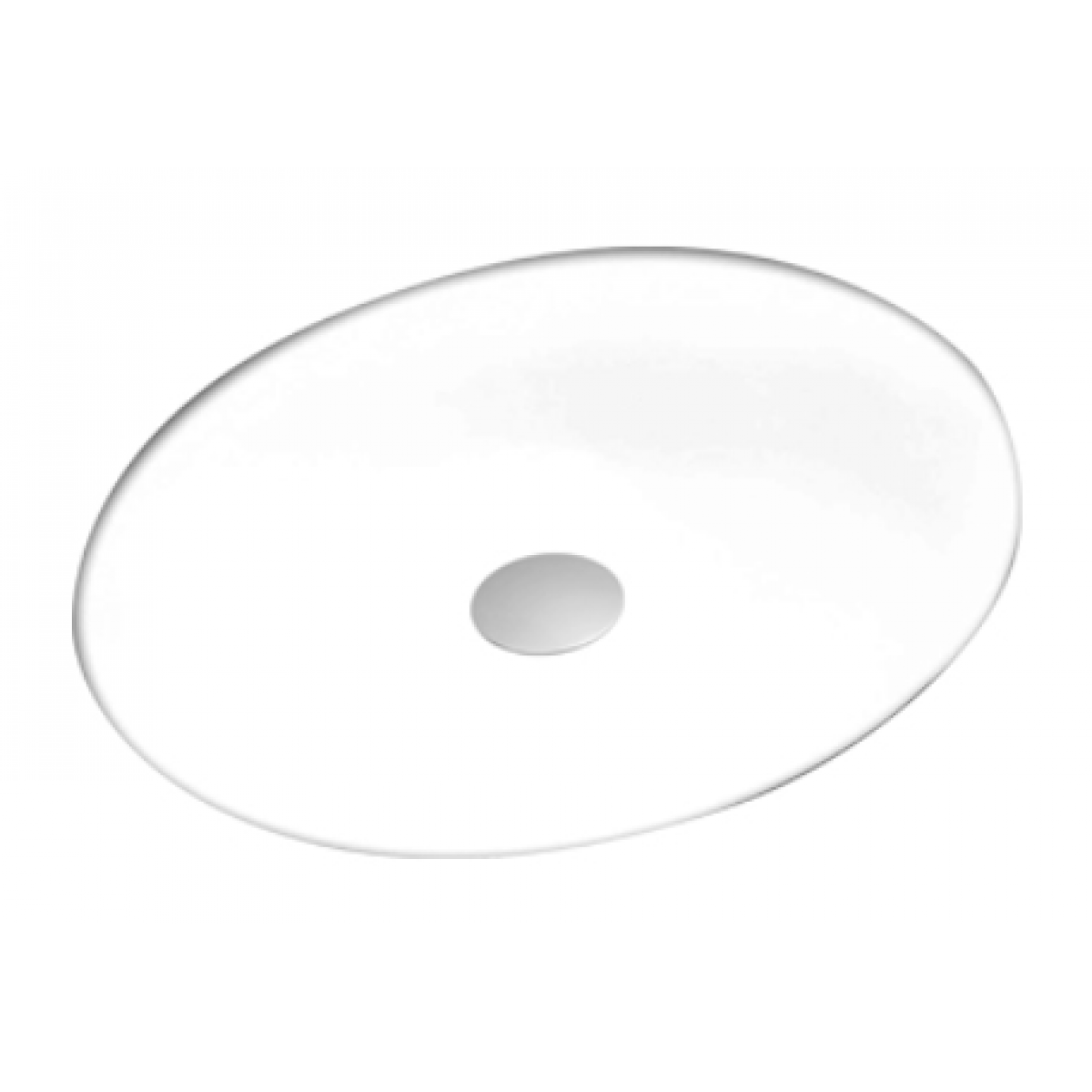 Rigel LU1119檯下洗手盆：7.76公升容量，高光表面，玻璃瓷材質