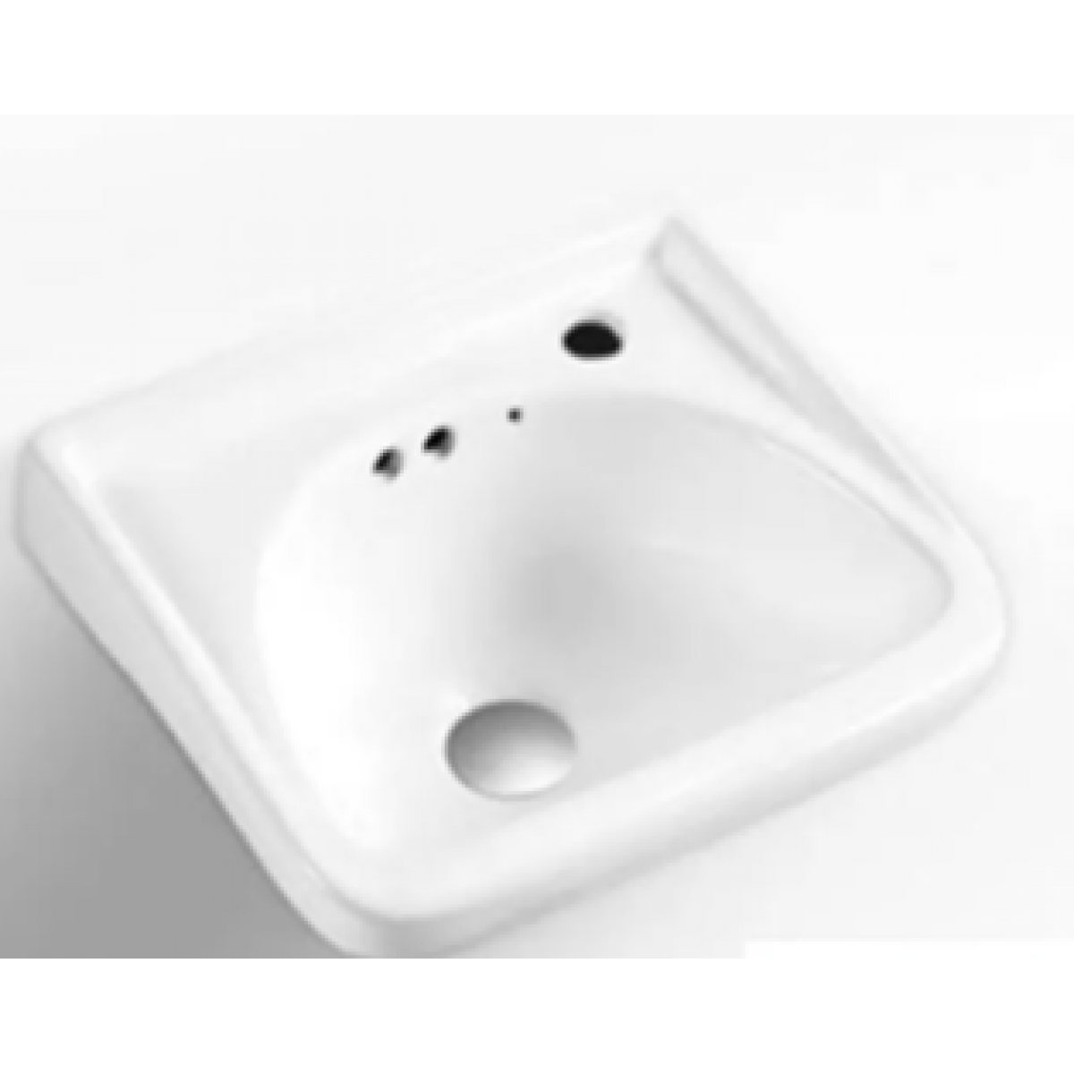 Rigel LH4702掛牆洗手盆：玻璃瓷材質，易清潔，小巧尺寸