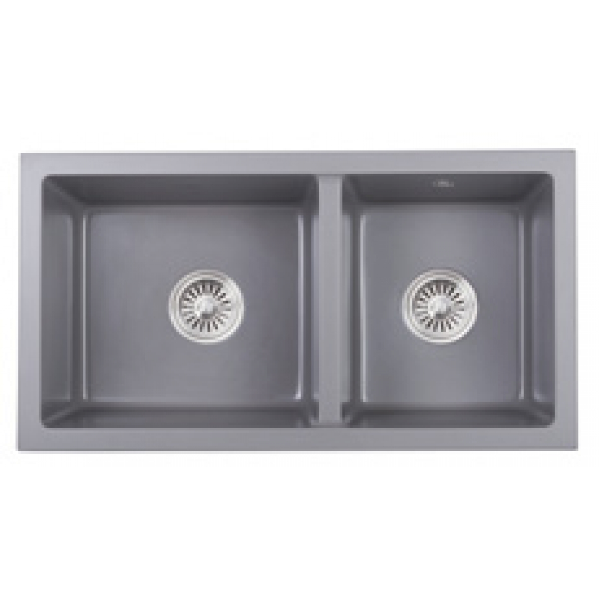 Kitco FQ-800-WH石英雙水槽 (白色)：795x430mm，耐熱耐磨，台上台下兩用