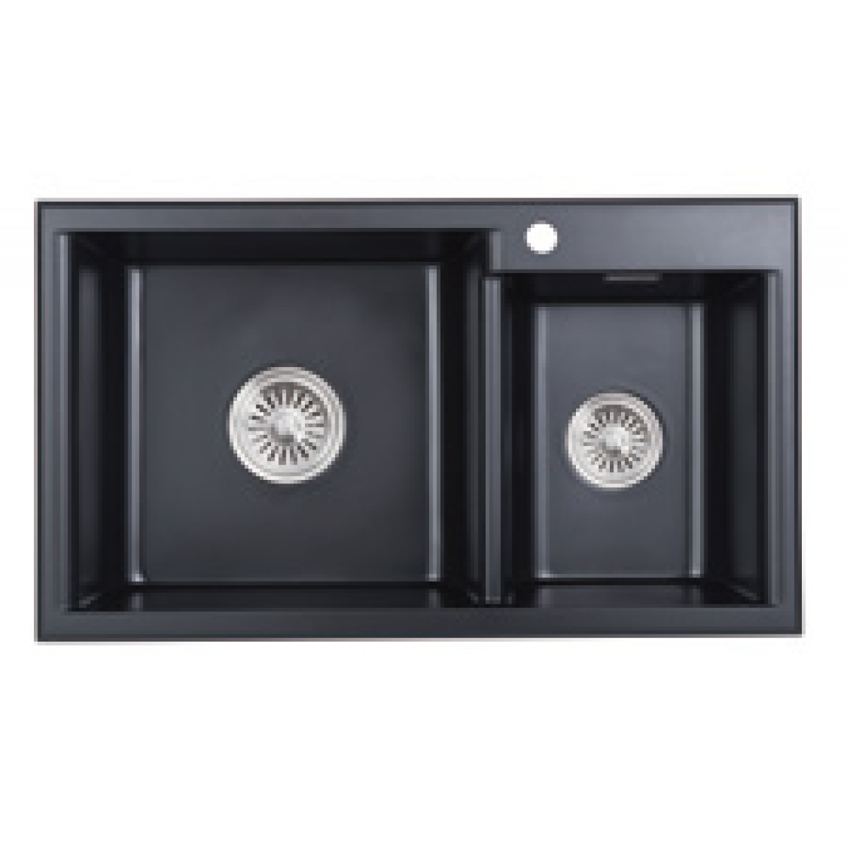 Kitco H8107-OT 865x495mm石英雙鋅盆 (燕麥色)