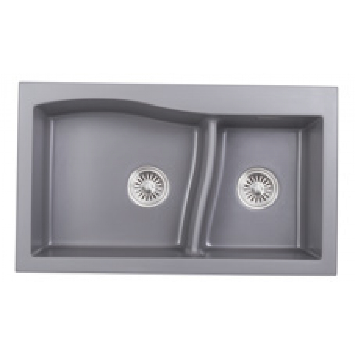 Kitco XW-810-OT 795x475mm石英雙鋅盆 (燕麥色)