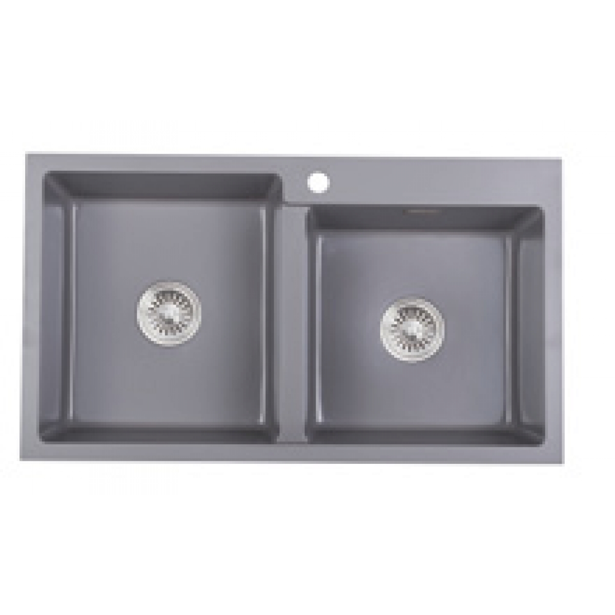 Kitco XW-885-OT 880x500mm石英雙鋅盆 (燕麥色)