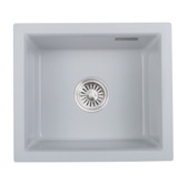 Kitco H-470-BK 445x390mm石英鋅盆 (黑色)