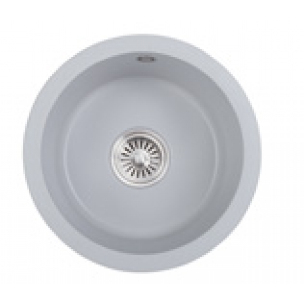 Kitco NET-410-BK 410x410mm石英鋅盆 (黑色)