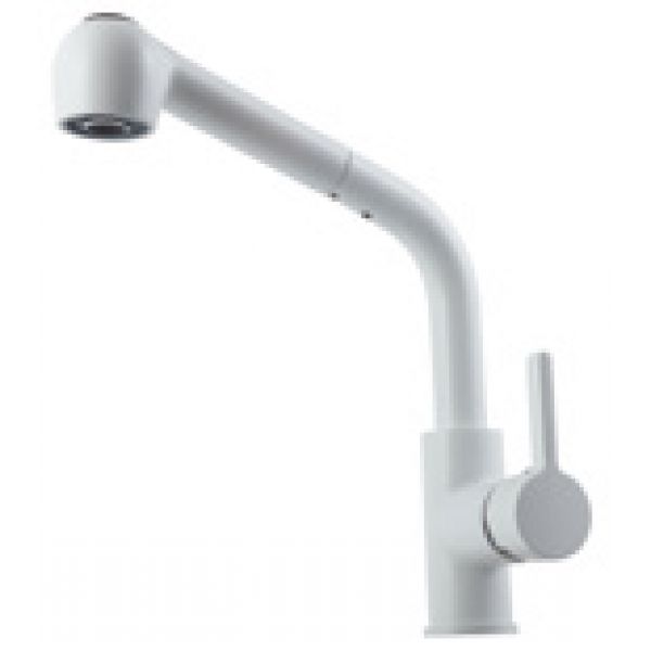 Kitco CLH345-1WH 抽拉式水龍頭 (白色)