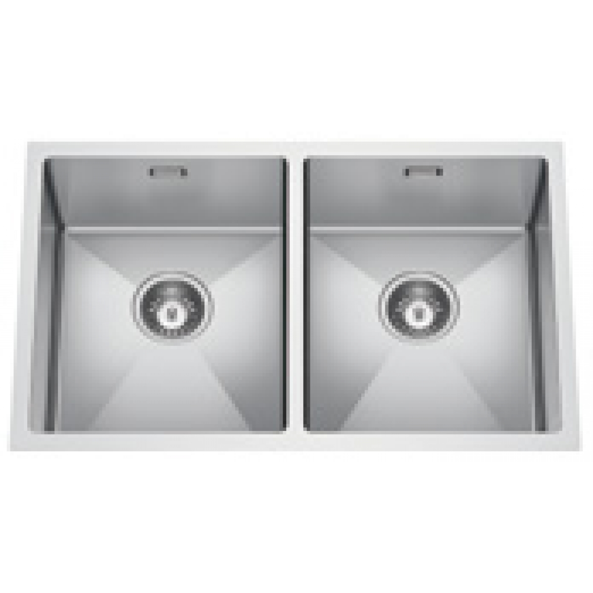 Kitco R10-4118 不鏽鋼雙盆 (台上/台下兩用)