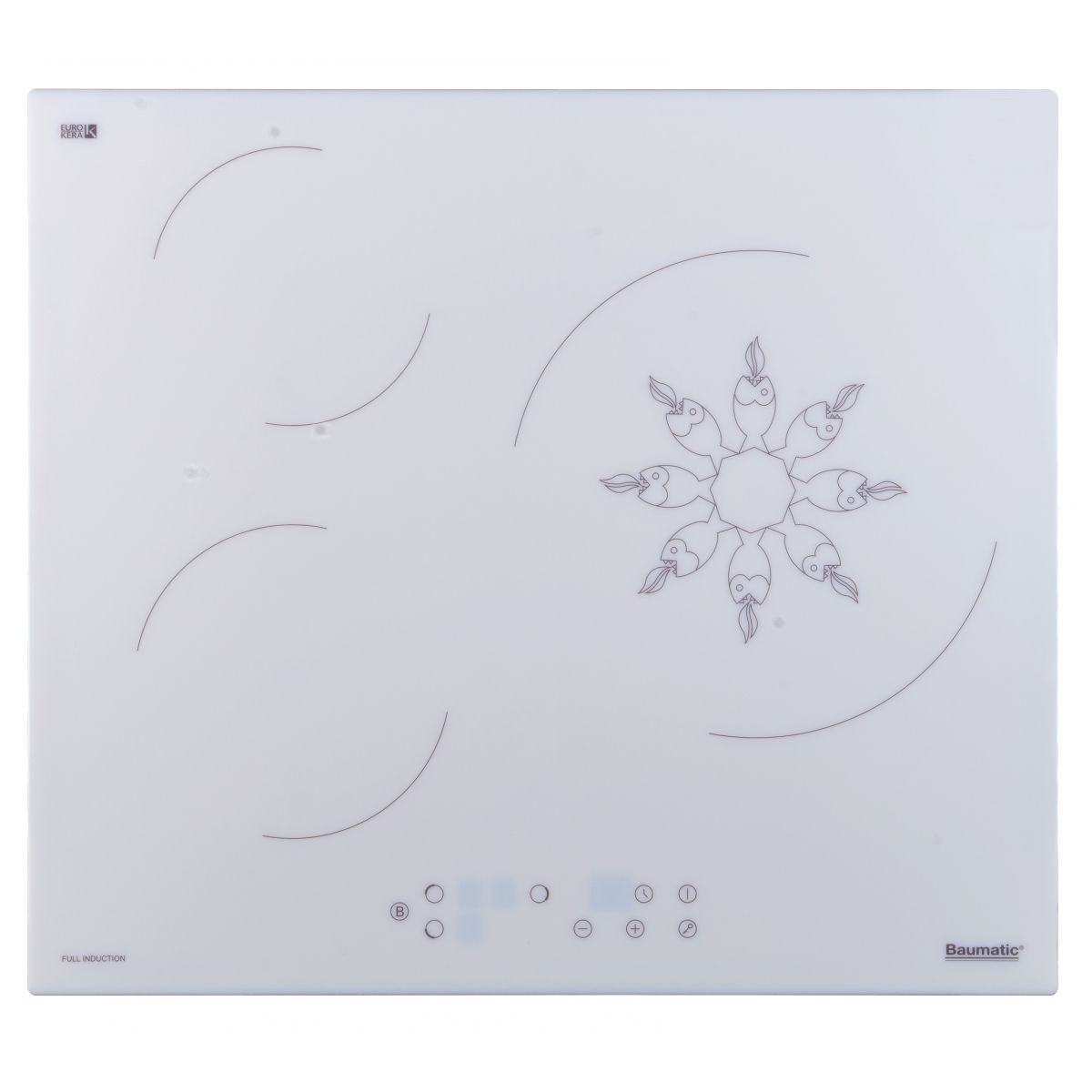 Baumatic BHI637.1 60厘米 三區電磁爐 - 6500W、斜邊設計、德國玻璃