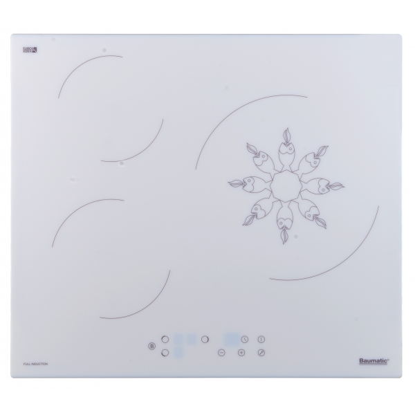 Baumatic BHI637.1 60厘米 三區電磁爐 - 6500W、斜邊設計、德國玻璃