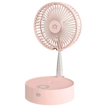【已停產】Yohome GEN-2PK 搖頭版折疊加濕風扇 (粉紅色)