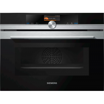 Siemens CM656GBS1B 45Litres iQ700 Built-in Combination Microwave Oven 