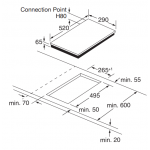 Electrolux 伊萊克斯 EGC2901HKLPG 29厘米嵌入式單頭石油氣煮食爐