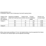 Siemens 西門子 LZ46600 嵌入式抽油煙機降落框架