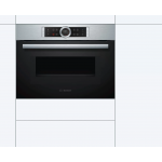 Bosch CMG633BS1B 45公升 嵌入式微波焗爐 (展銷品) - 900W微波，TFT觸控螢幕
