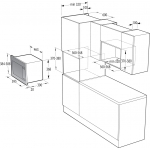 Gorenje 歌爾 BM171A4XG 17公升 嵌入式燒烤微波爐 