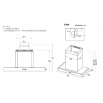 WHIRLPOOL 惠而浦 AKT3590/IX 90厘米煙囱式抽油煙機