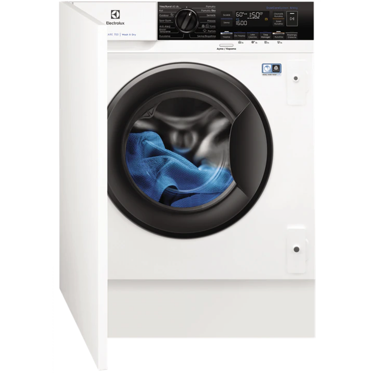 【展銷品】 Electrolux EW7W3866OF 8.0/4.0公斤 1600轉嵌入式洗衣乾衣機