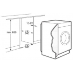 【展銷品】 Electrolux EW7W3866OF 8.0/4.0公斤 1600轉嵌入式洗衣乾衣機