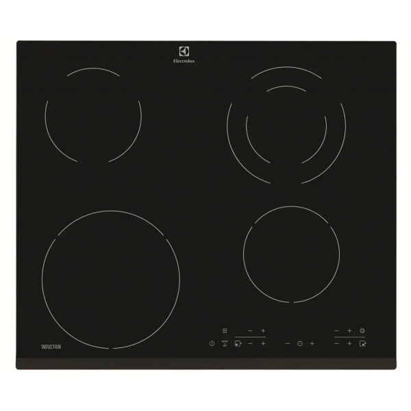 Electrolux 伊萊克斯 EHG6341FOK 60cm 嵌入式四頭電磁+電陶爐 - 混合式、多重安全鎖