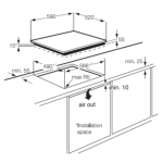 Electrolux 伊萊克斯 EHG6341FOK 60cm 嵌入式四頭電磁+電陶爐 - 混合式、多重安全鎖