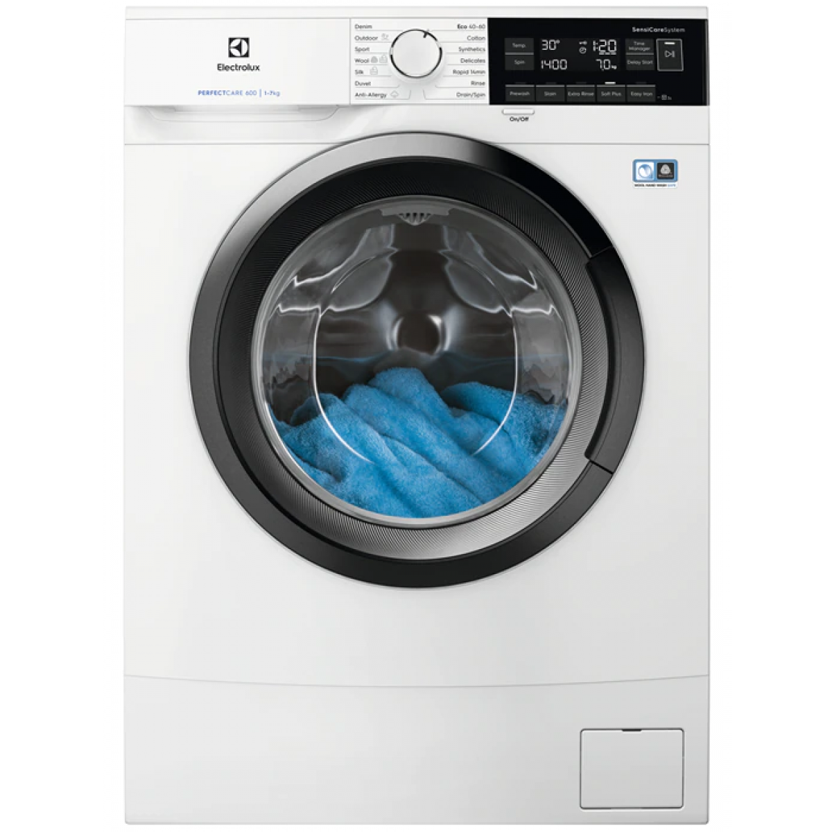 Electrolux 伊萊克斯 EW6S3706BL 7公斤前置式蒸氣洗衣機 | 一級能源標籤、纖薄設計
