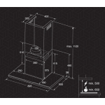 Electrolux 伊萊克斯 EFC926BAR-BK 90厘米 1100m³/h 掛牆煙囪式抽油煙機 (黑色特別限量版) (46dB超靜音設計)